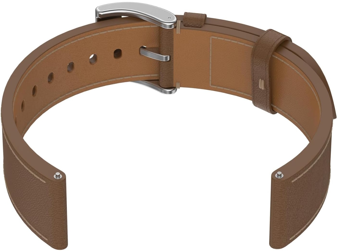 Pulseira De Couro Pu Macio Para Smartwatch Com Sistema Liberação