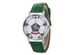 Relógio de quartzo unissex, elegante e casual, para casais (verde)