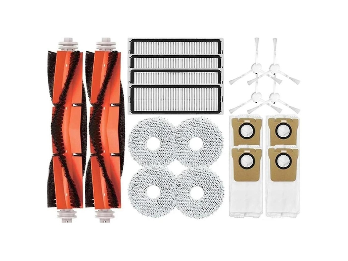 Para Aspirador De Pó Robô X10 X10 Plus B101gl Peças De Reposição Escova Lateral Principal Filtro Hepa Saco De Pó Pano Pano De Esfregão Brilvibera
