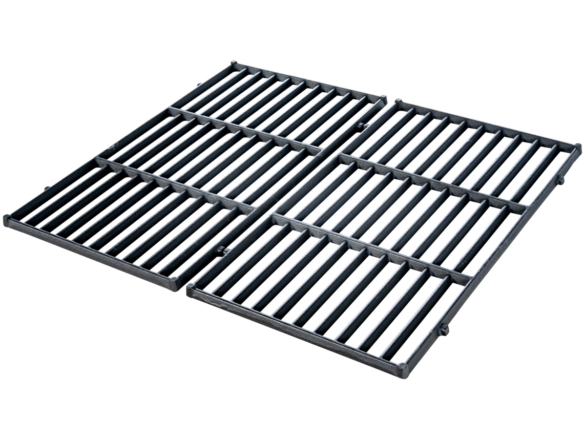 Conjunto De Grelhas Para Grelhar Preto 44,5x26 Cm