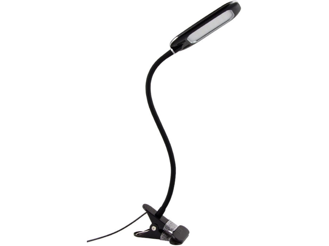 Luminária De Leitura Usb Com Clipe Soimiss, Luz De Leitura Led Com Haste Flexível E Clipe Resistente, Níveis De Brilho