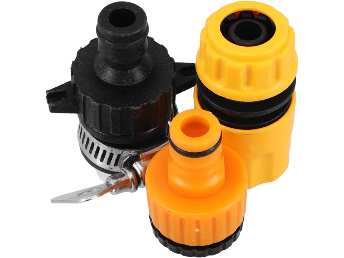 Adaptador De Conexão Saída Água Plástico 3 Peças