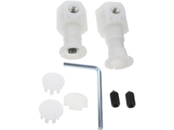 Kit De Parafusos Laterais De Ferro Reforçado Para Vaso Sanitário Com Vedação De Nylon, Parafusos Universais Para Tanque, Peças