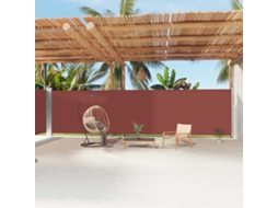 Vidaxl Toldo Lateral Retrátil 200x1200 Cm Castanho