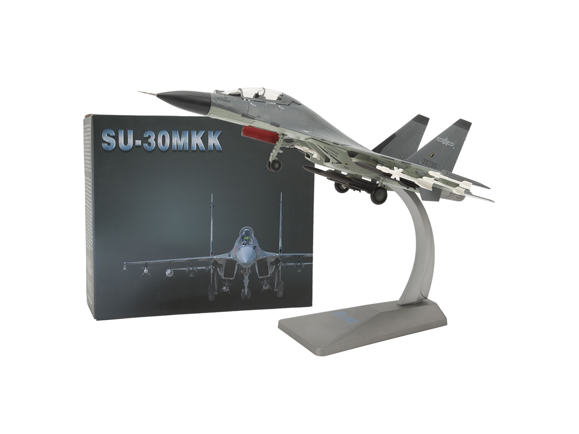 Mali modelo de Avião de Caça Su 30 Escala 1:72 com Base e Suporte Decoração Estática para Colecionadores