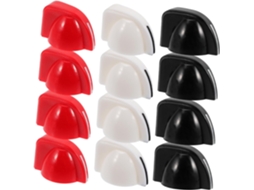 Conjunto De 12 Potenciômetros Com Cabeça Entalhada Para Controle De Volume De Guitarra Elétrica
