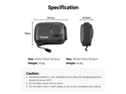 2026 funda Protectora para Cámara Digital Compacta Dji Osmo Action3 Mini Bolsa de Almacenamiento