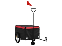 Bike Trailer, Bike Trailers Vidaxl Vermelho Ferro (137 X 68 X 59 Cm)