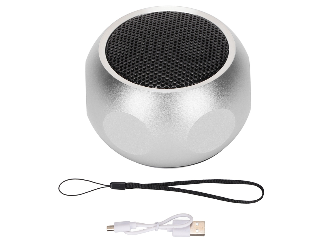 Mini Alto falante Mali Bluetooth com Cordão para Viagem