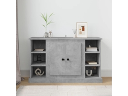Aparador 100x35,5x60 cm Derivados de Madera Cemento Gris