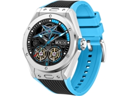 Smartwatch YIZHOOD Te778 Rastreador de Frequencia Cardiaca e Sono Ip68 À Prova de Água para Iphone e Android Prata