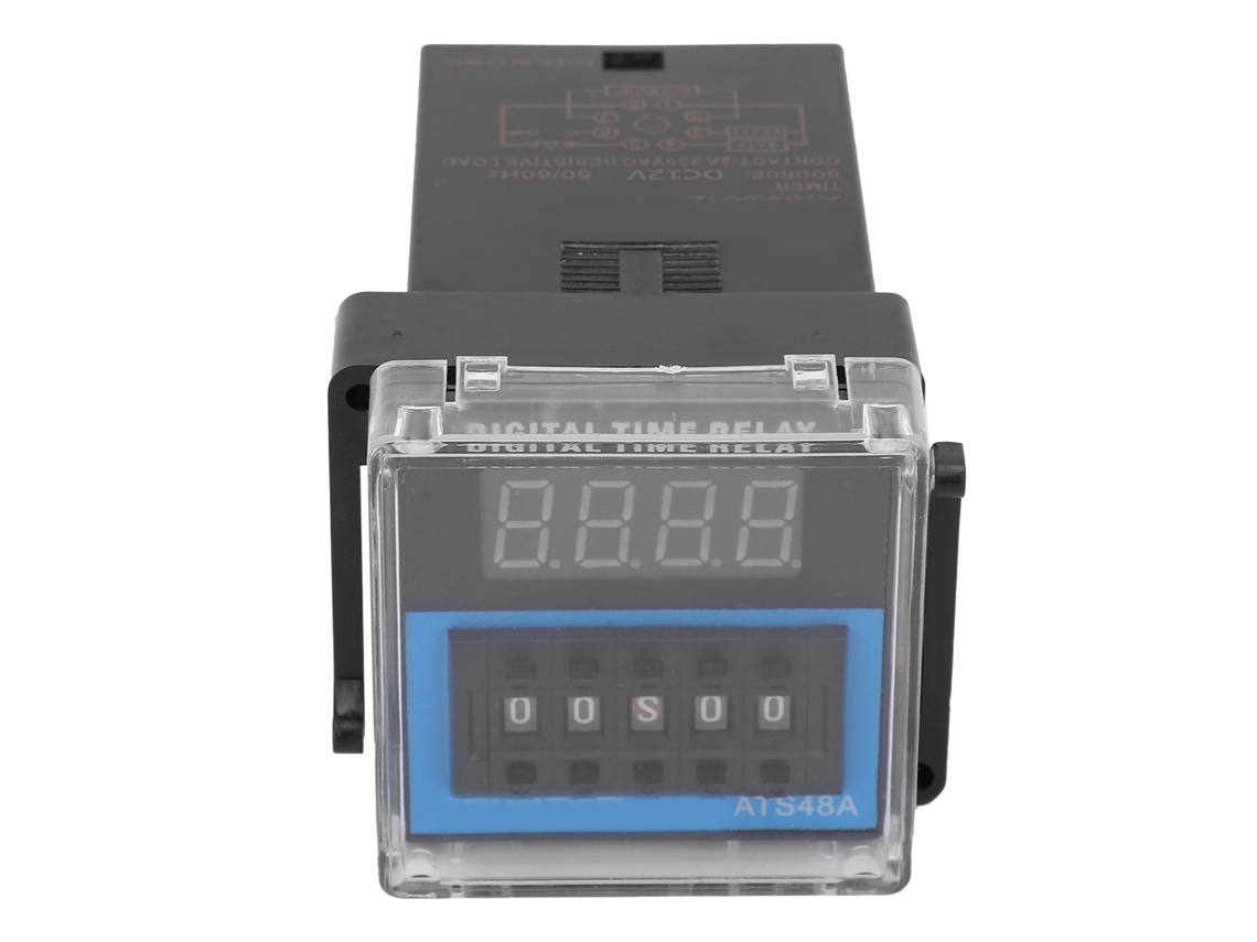 Relé de Tiempo Ats48a 1z com Retardo Ajustável Dc12v | S/MARCA