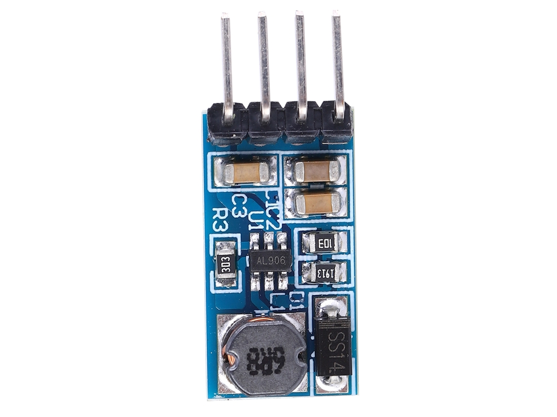 Módulo conversor de tensão DC-DC ultrapequeno (2 peças, 3,3 V/3,7 V/4,5 V/5 V para 12 V)