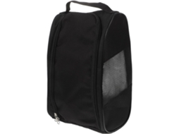 Bolsa Preta Com Zíper Para Tênis Esportivos, Estojo Portátil Para Guardar Sapatos De Ginástica.