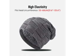 Business Conjunto de Chapéu Beanie, Cachecol e Luvas de Inverno com Forro de Pelúcia e Toque Táctil