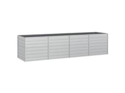 Garden Raised Bed, Garden Raised Beds Vidaxl Prateado Aço (320 X 80 X 77 Cm)