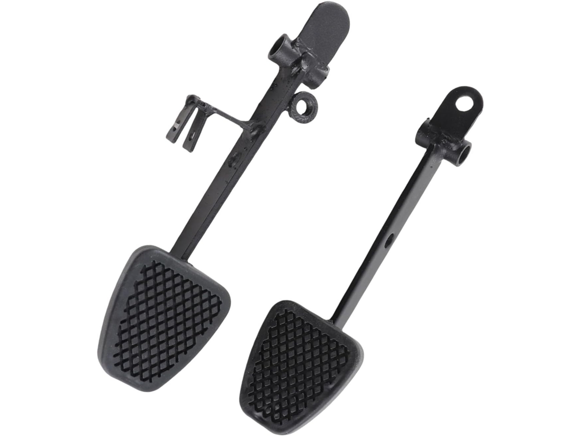 Conjunto de pedais de freio e acelerador antiderrapante para kart, UTV,