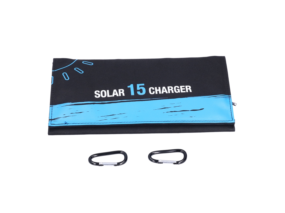 Bolsa Cargador Solar Portátil Plegable Exterior Com Portas Usb Para Telefones Inteligentes E Tablets