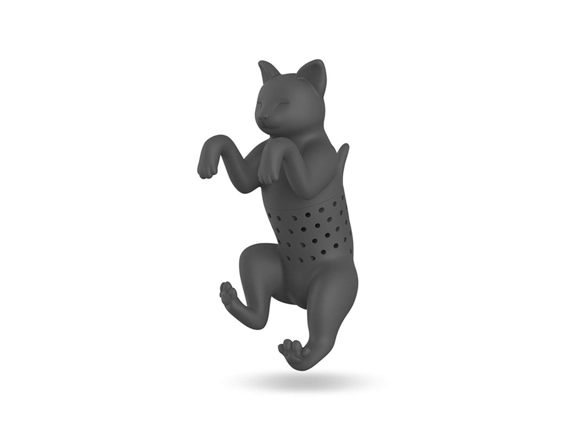Infusor De Chá Silicone Em Formato Gato