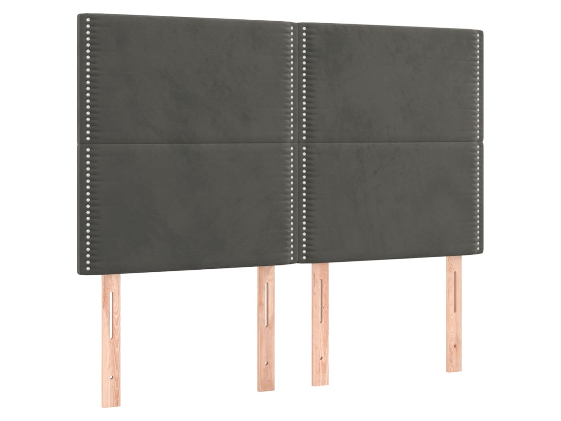 Headboard, Headboards Vidaxl Cinzeto Veludo (144 Cm)