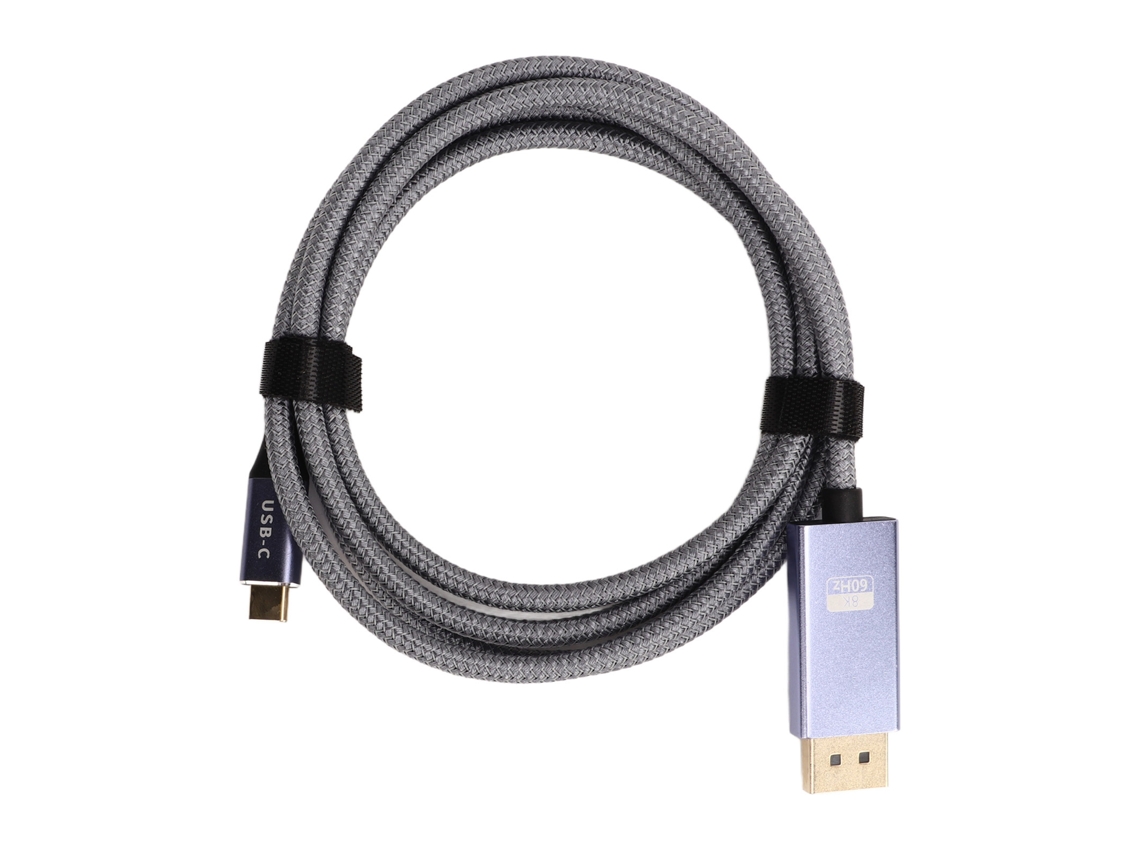Business cabo Usb C para Displayport 1.4 2m Cabo Tipo C para Dp Sem Atraso Plug And Play com Fio Trançado