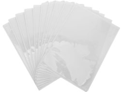 Pacote Com 10 Envelopes Adesivos Transparentes Em Pvc Verso Resistente Documentos E Papéis, Ideais Organização