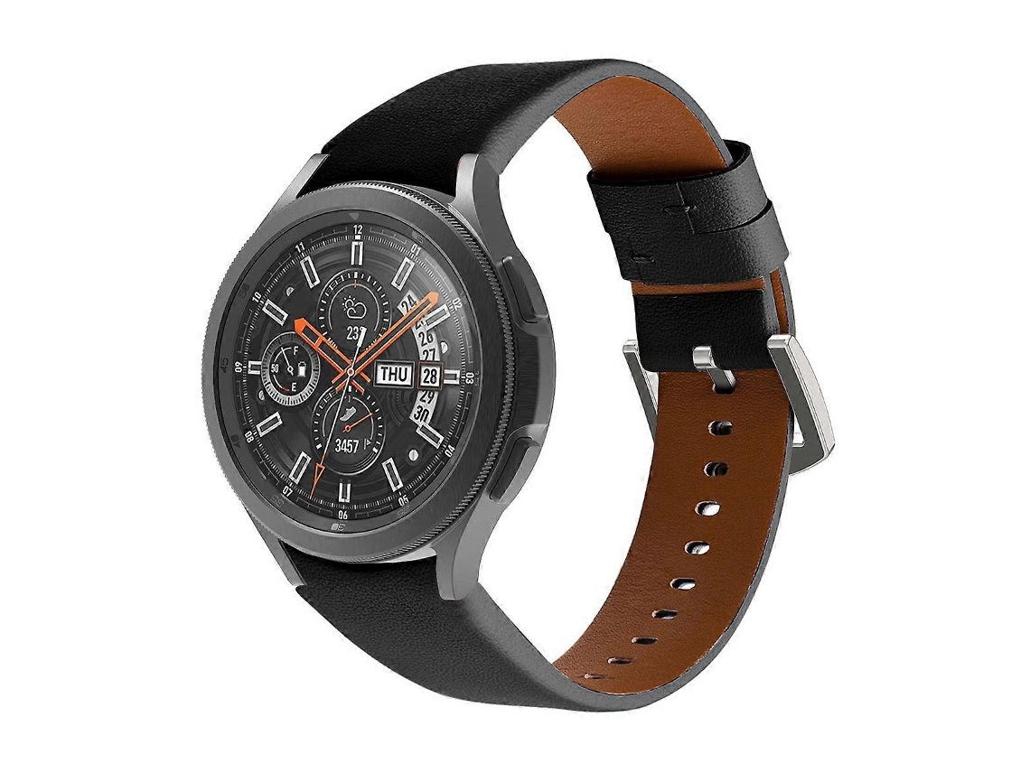 Pulseira De Couro Para Samsung Galaxy Watch4 40mm / 44mm