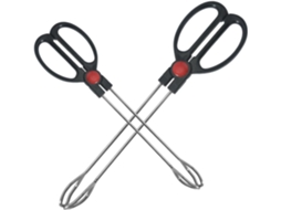 Pinças Para Churrasco Supvox De Aço Inoxidável, 2 Peças, Antiderrapantes E Portáteis, Utensílios De Cozinha Para