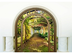 Papel de Parede 3D ARTGEIST Door To Secret Garden (300x210 cm)