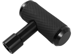 Manopla De Câmbio Automática E Manual, Em Metal Preto, Com Alça Ergonômica.