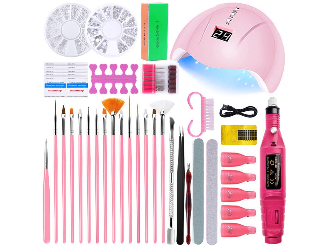 Secador de Unhas Gel Polish Cura Uv Led Lâmpada de Unha Ferramentas Profissionais de Nail Art para Manicure/Pedicure 