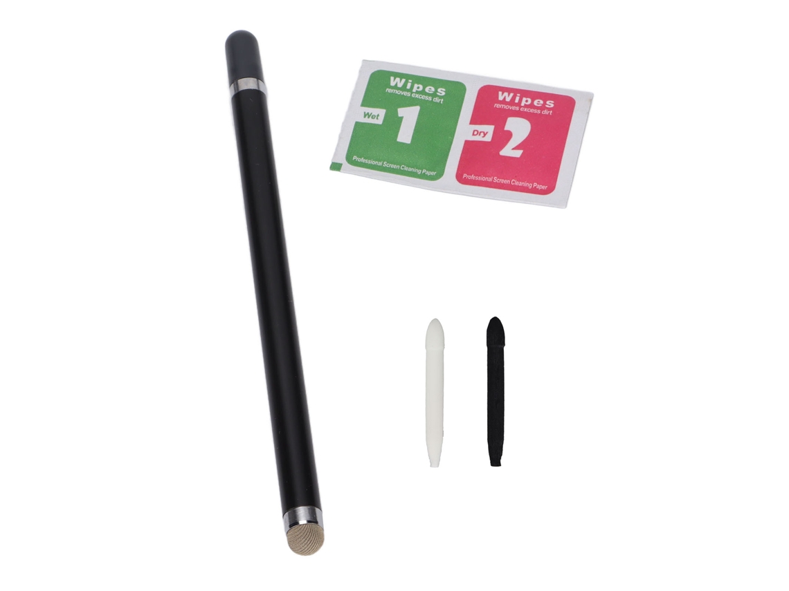 Caneta Estilo Com Ponta De Fibra Suave Precisa Resistente A Desgaste Para Tela Tática De Celular E Tablet Preta