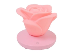 Rebe lâmpada de Mesa Romântica com Luz Noturna Rosa, Toque de Três Velocidades, Luz de Ambiente Usb