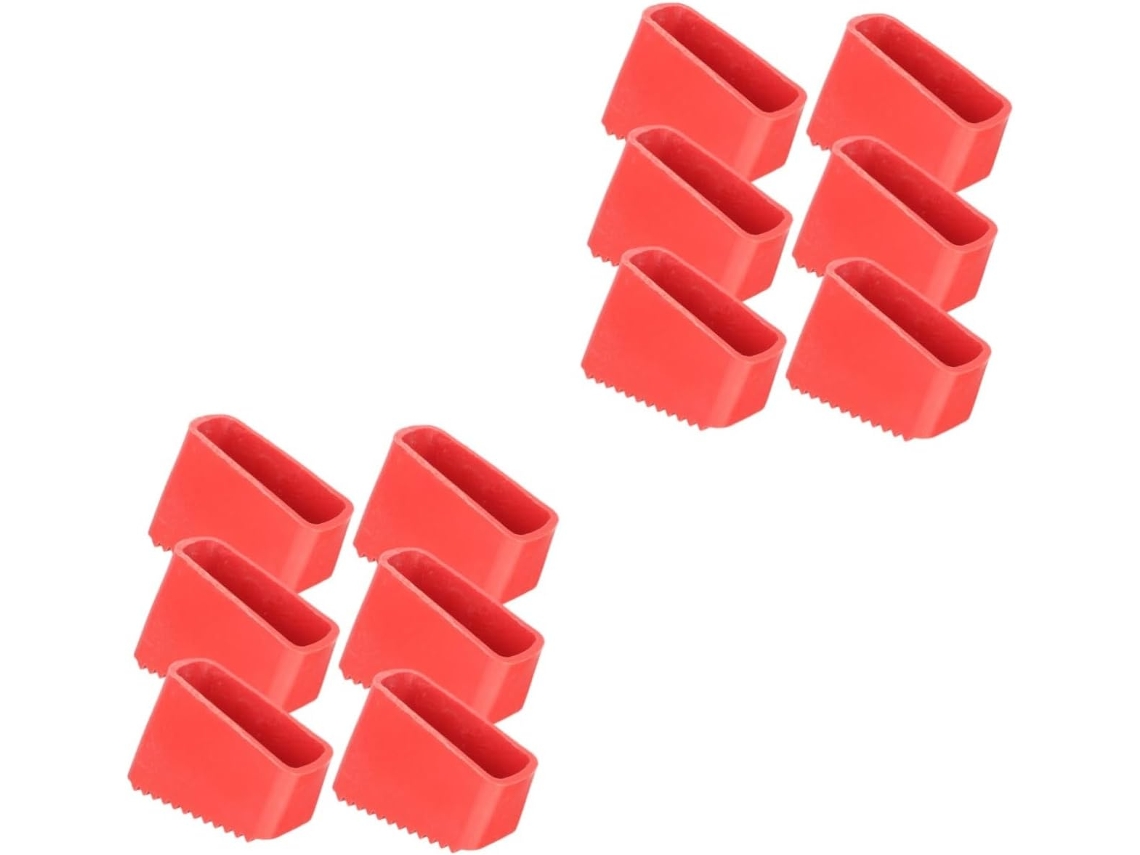 Conjunto De 12 Peças De Capas De Borracha Para Escada - Antiderrapantes E Duráveis