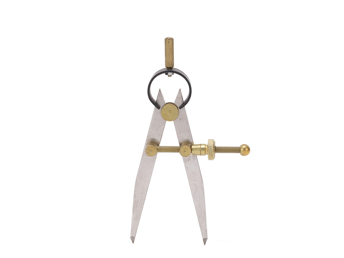 Compás De Asa Ajustável Resistente À Corrosão Para Artesanato De Couro Diy 150mm