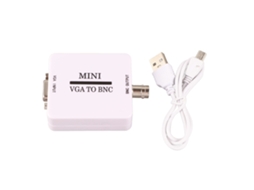 Conversor De Vídeo Vga Para Bnc Mini Hd 1920x1080 Usb Para Monitores Tvs Computadores