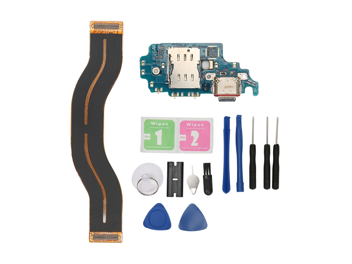 Aetheria conector de Dock Porta de Carregamento Usb C para Galaxy S21 Ultra 5g G998b com Kit de Ferramentas
