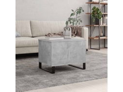 Vidaxl Mesa De Centro 60x44,5x45 Cm Derivados Madeira Cinzento Cimento