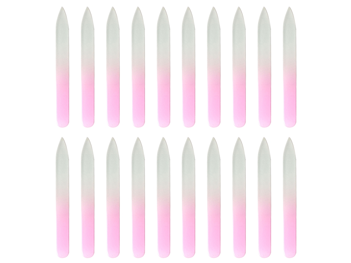 Conjunto de 20 Lixas de Vidro para Bebé Kit Mini Manicure Suprimentos para Cuidados de Unhas NEVEANCE