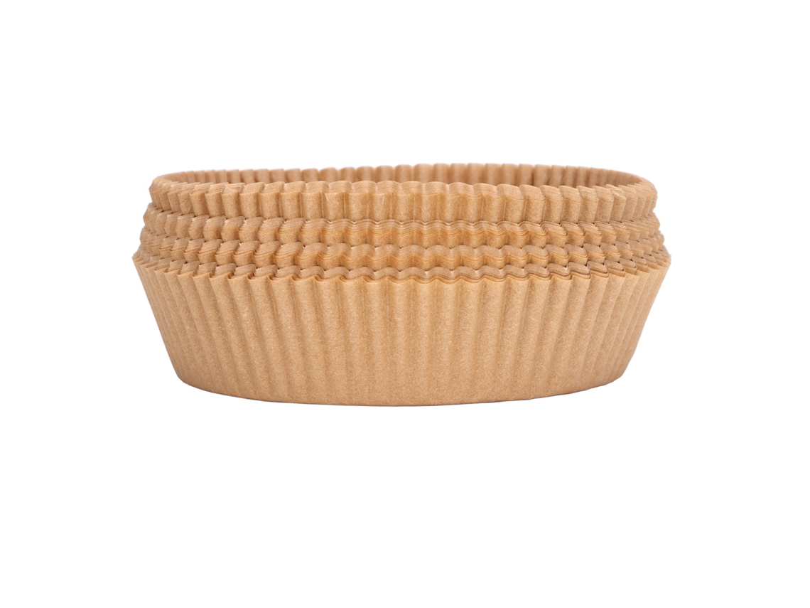 Conjunto De 100 Utensílios Cozinha Redondos Antiaderentes, Incluindo Papel Filtro Descartável Para Fritura.