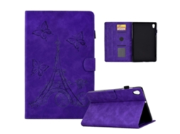 Capa De Couro Texturizado Para Tablet Lenovo Tab M10 Gen 2 Tower