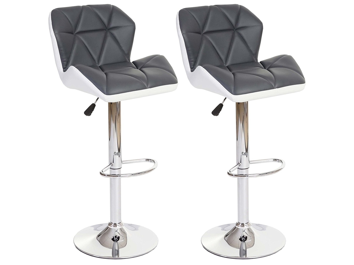 Conjunto de 4 Cadeiras de Sala de Jantar Cozinha de Design Contemporâneo Cinza CDS021618 MOBIKASA