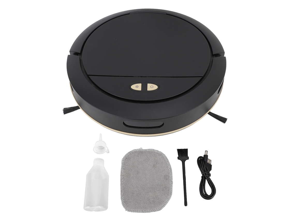 Robô de Limpeza com Reservatório de 100ml, Controle por App e Vapor, Preto LAXISCREED