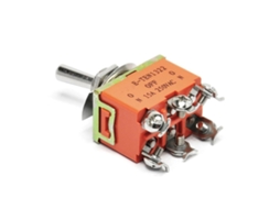 Interruptor Basculante Metálico E-ten1322 Dpdt 250v 15a