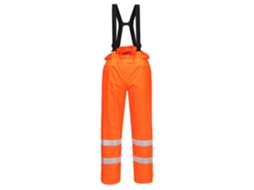 Calças Bizflame Rain De Alta Visibilidade - Resistentes A Chamas E Antiestáticas Laranja / S