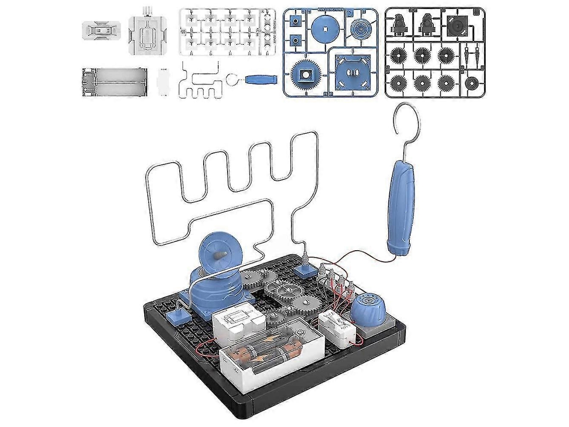 Kit De Ciência Com Labirinto Elétrico E Circuito Para Crianças