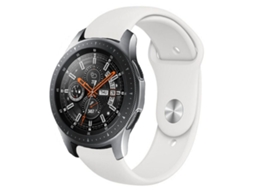 Bracelete Silicone Monocromático Branco para Samsung Galaxy Watch Active 2 XIAOMOYU (22mm)