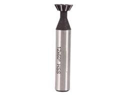 Broca De Fresadora Dovetail 12mm 60 Graus Hss Bilamelar Para Carpintaria E Mecânica