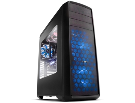 Caixa PC NOX Midtower ATX / Micro ATX Coolbay ZX Blue LED — Micro ATX, Midtower ATX