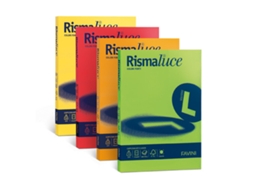 Papel FAVINI Rismaluce para impressora jato de tinta A3 297X420 Mm 125 folhas vermelho